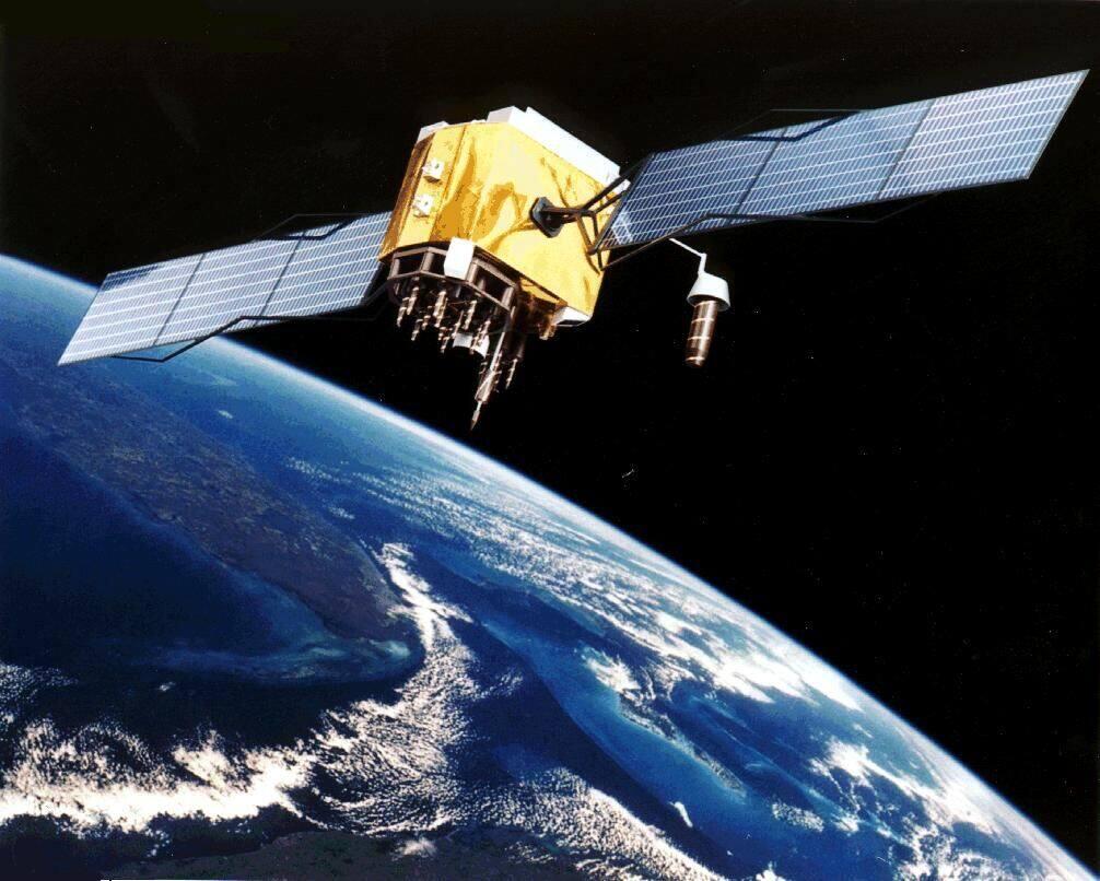 GPS Block IIF satellite, NASA art